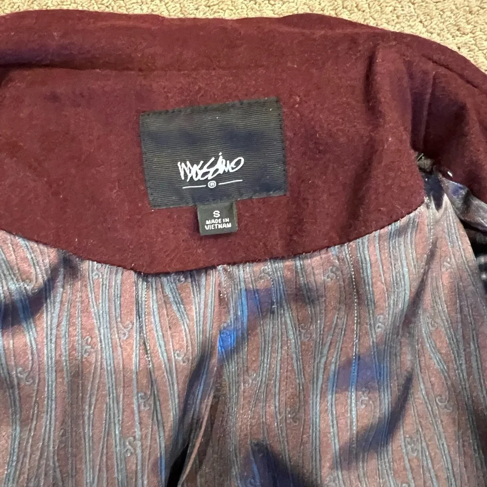 Mossimo women’s wine color jacket size small - Picture 6 of 6